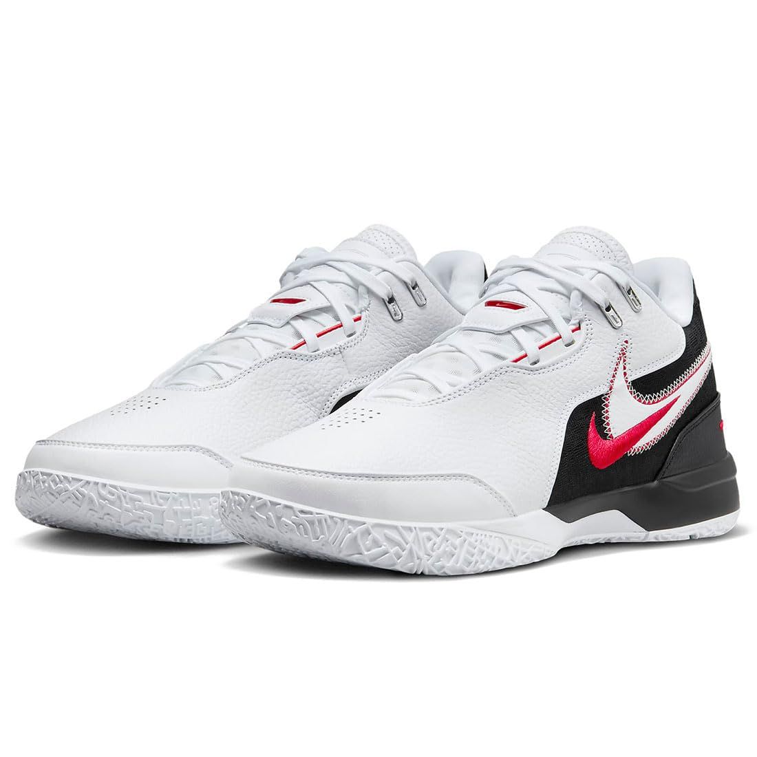 [ナイキ] レブロン NXXT ゼン AMPD EP LEBRON NXXT Gen AMPD EP ホワイト/ユニバーシティレッド/シルバー/ブラック FJ1567-100 日本国内 [ホワイト/ユニバーシティレッド/シルバー/ブラック] [25.5 cm]