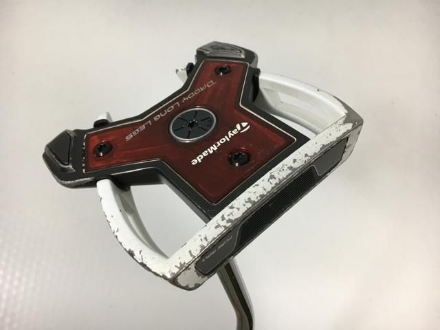 お買い得品！【中古ゴルフクラブ】テーラーメイド GHOST スパイダー DADDY LONG LEGS ブラック パター オリジナルスチール パター【14日間返品OK】