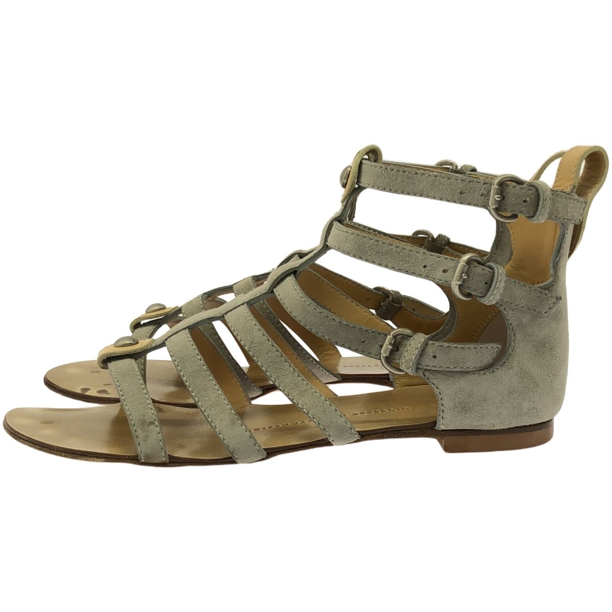 ジュゼッペザノッティ　グラディエーターサンダル37 GIUSEPPE ZANOTTI ジュゼッペザノッティ スウェードレザー