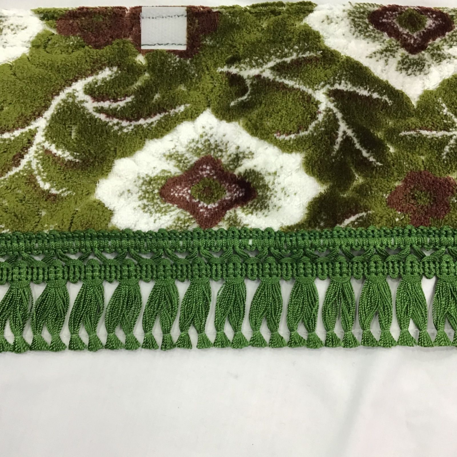 大花束 グリーン カーテン トラックストップ ターン フロントフリルカーテン 金華山 大花束 L 2.2