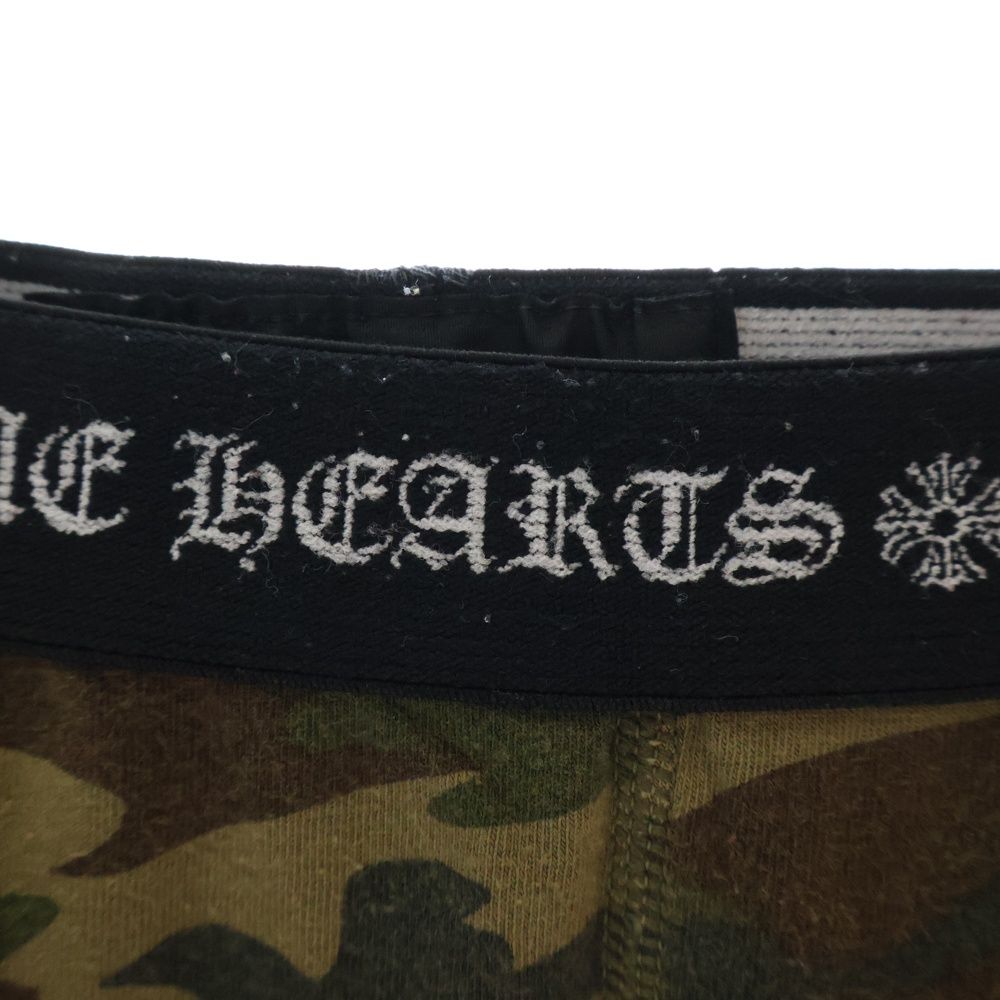 CHROME HEARTS (クロムハーツ) カモ柄 ホースシュープリント レギンス