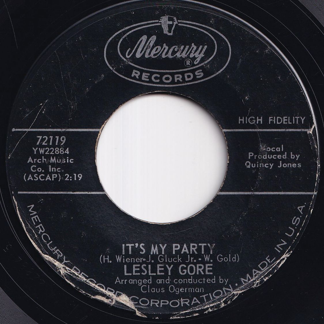 【5枚まとめ】Party R&B vol. 1. 2. 5. 6. 7 レコード Lesley Gore It's My Party / Danny Mercury US 72119 212125