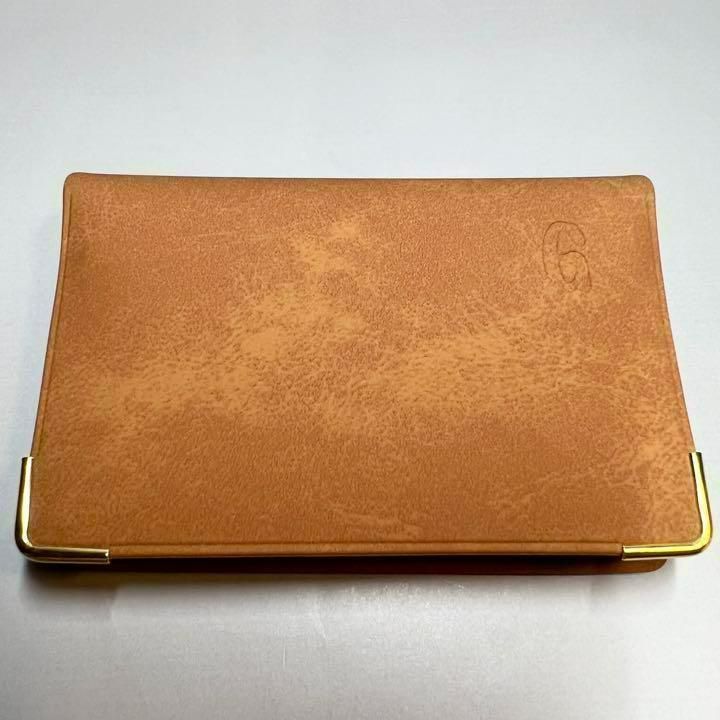 新品】名刺入れ メンズ ライトブラウン 国産 オリジナル商品 特許技術