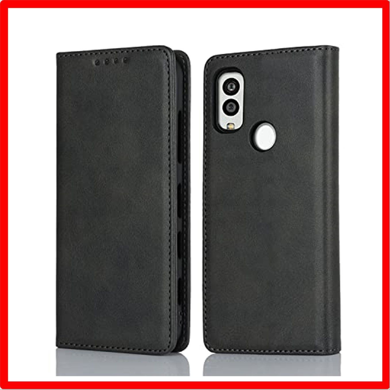 【匿名配送】紳士黒_JC-Android One S10/S9 【Hamany】 京セラ Android One S10 ケース 手帳型 Android One