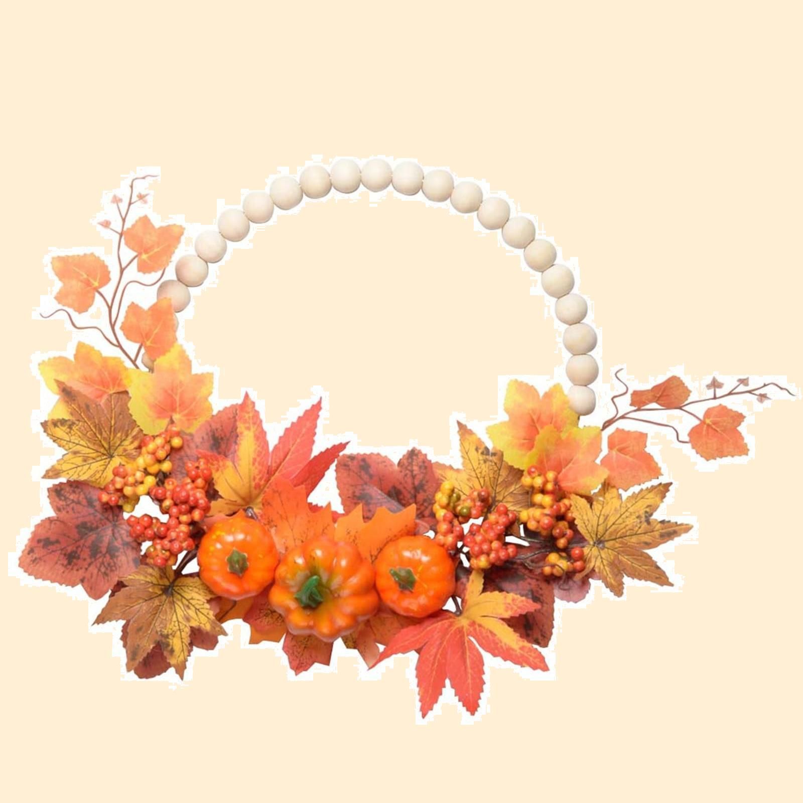 人気商品】ハロウィン 飾り 花輪 ハロウィンリース 紅葉