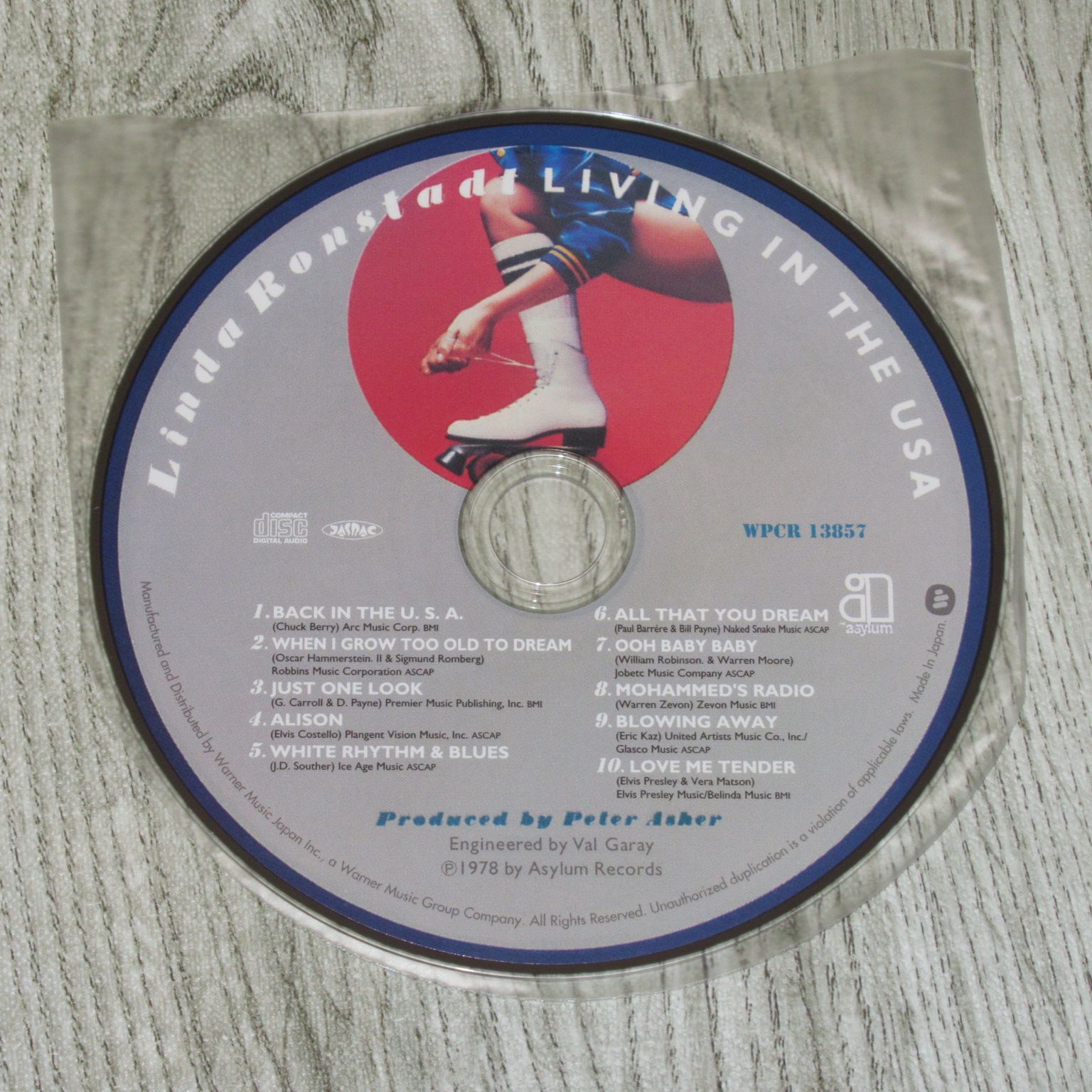 CD 紙ジャケ リンダ・ロンシュタット ミス・アメリカ 帯付 ステッカー 