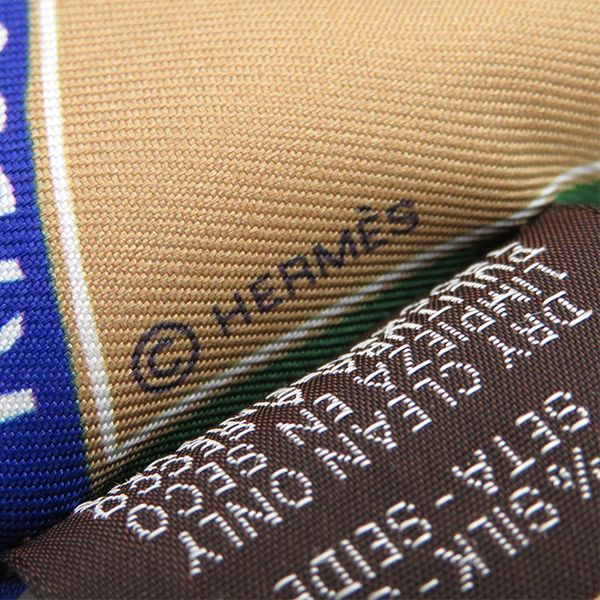 HERMES ツイリー ファニー・アイスクリーム スカーフ シルク ベージュ エルメス ツイリー ファニーアイスクリーム シルク ベージュドレ