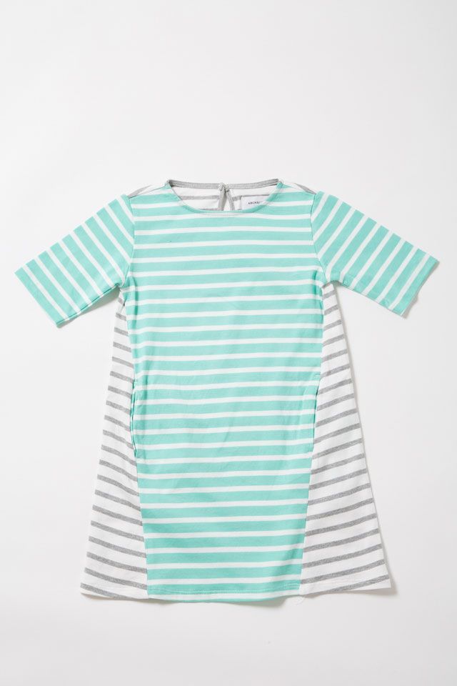 【ARCHu0026LINE】SORBET BORDER DRESS マリンボーダーワンピース 新品子供服100 女の子