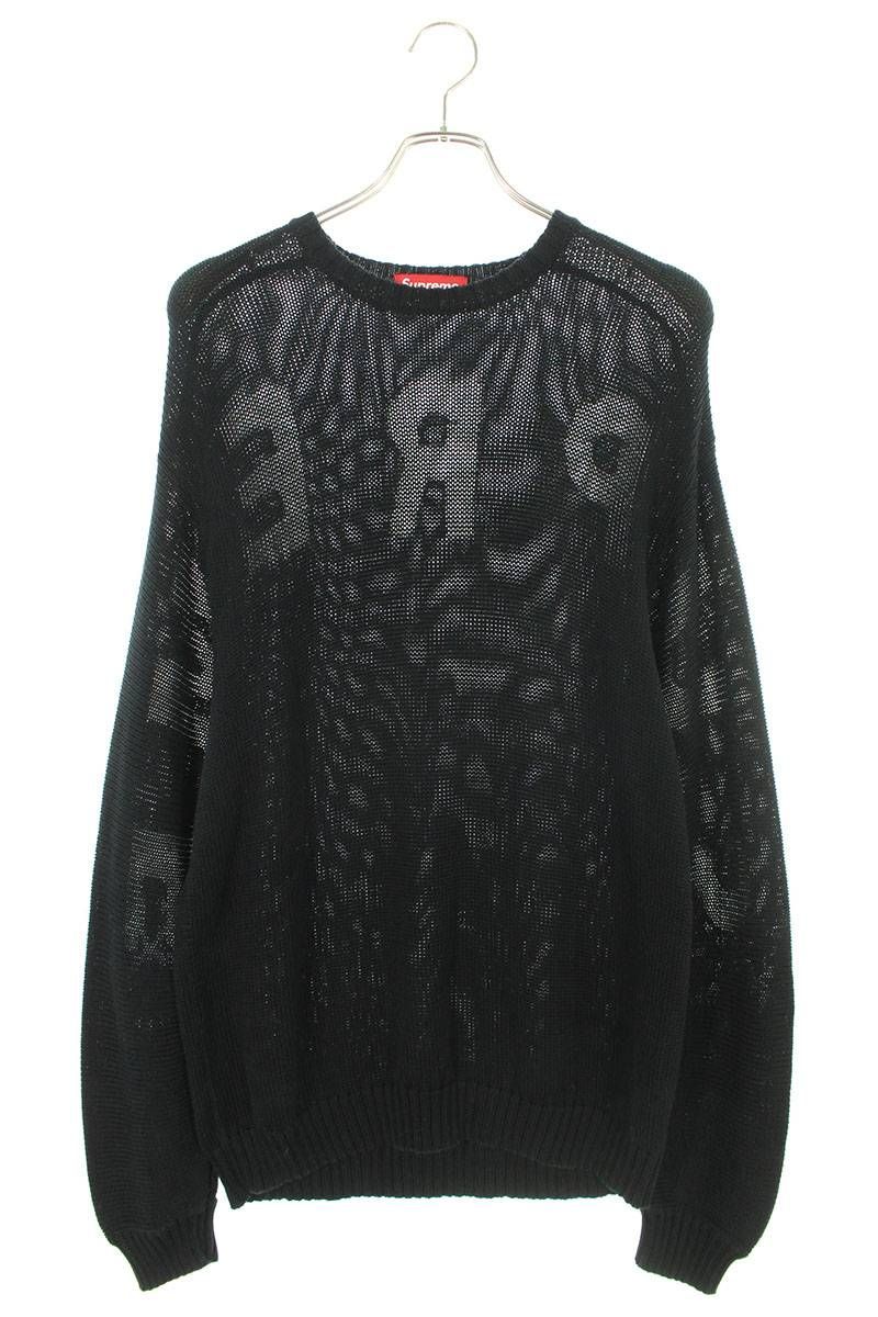 オンラインストア専門店 L Supreme Back Logo Sweater black