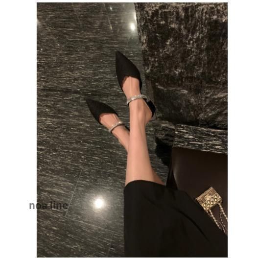 かかとなしパンプス