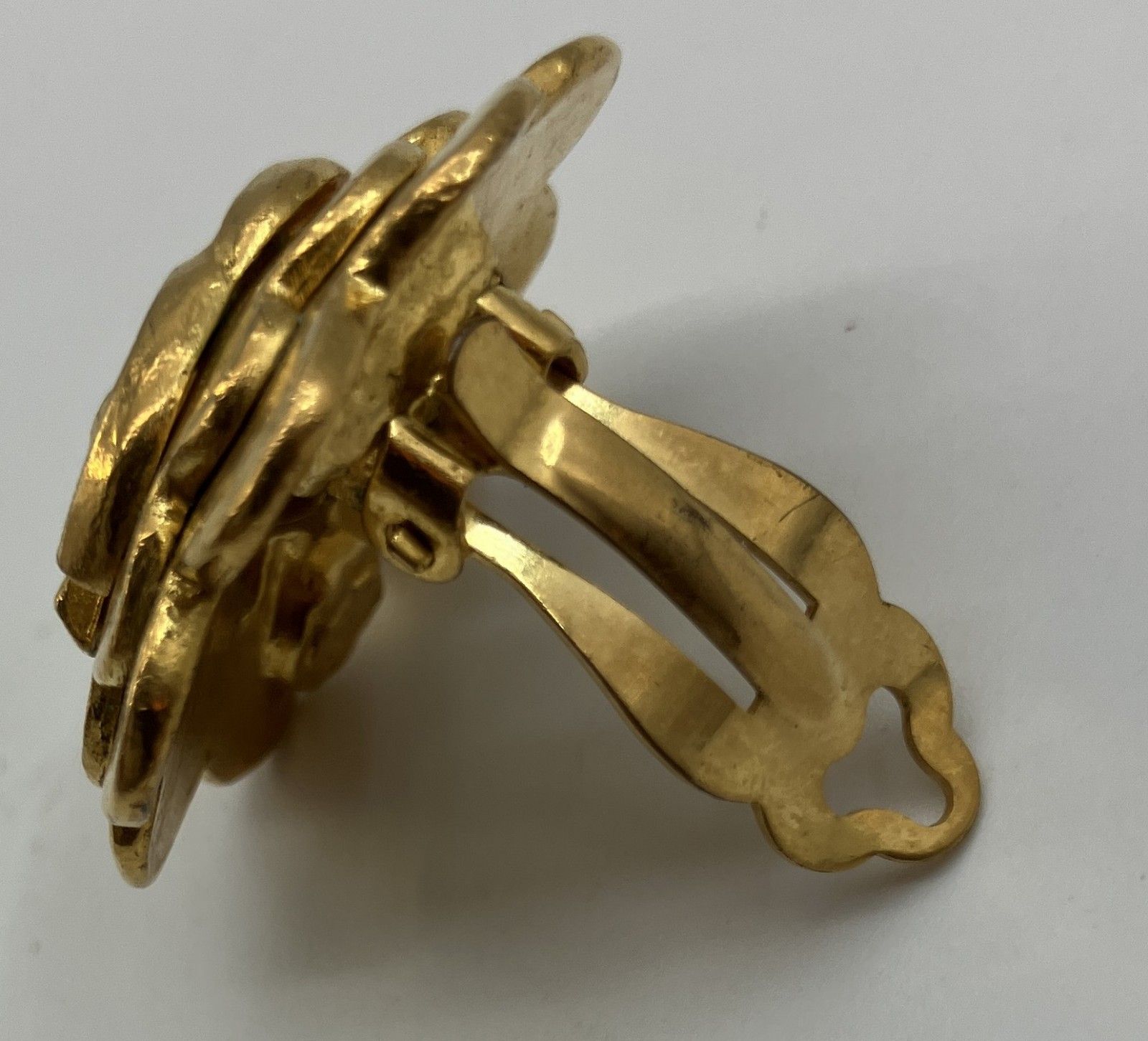 シャネル CHANEL 96P イヤリング 片耳 クリップ式 カメリア ココマーク