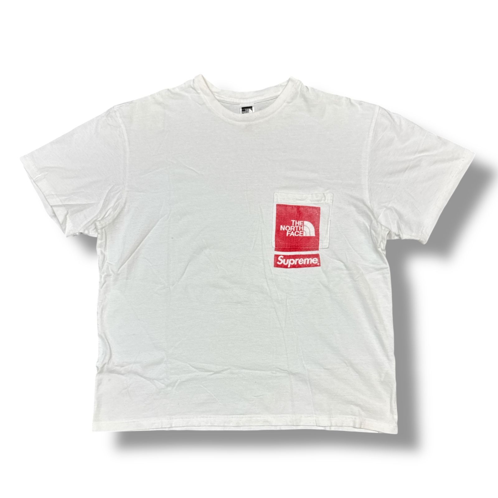 ノースフェイス✕シュプリーム　半袖シャツ　美品 Supreme × The North Face 23SS Printed Pocket Tee プリント