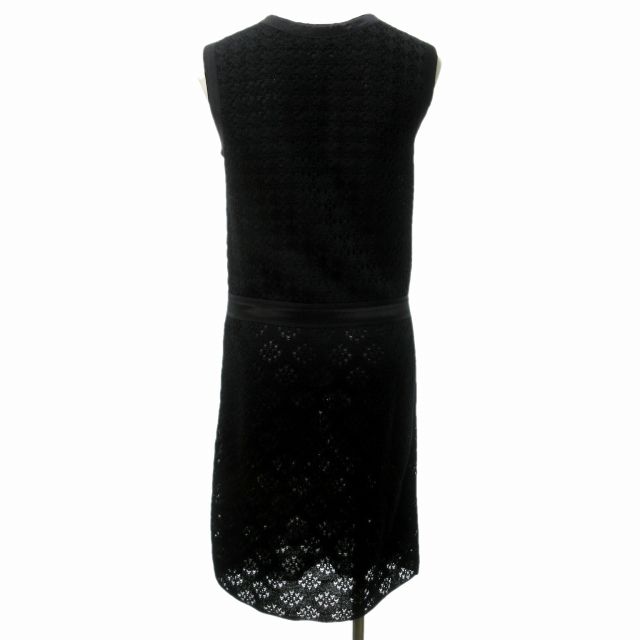 シャネル CHANEL 美品 13年製 小さいサイズ ニット ワンピース シルク