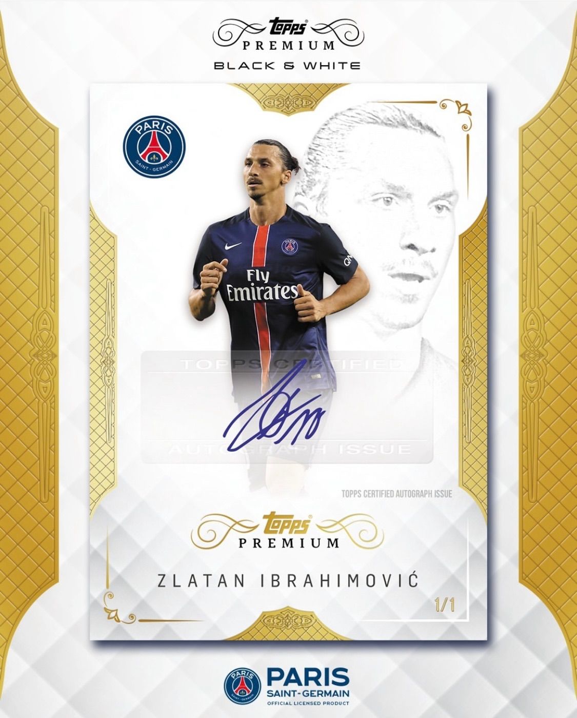 美品 Paris Saint-Germain セカンドポ－チ ブラック 国内未発売 新品 未開封 1Box】2023/24 Topps Premium: Black