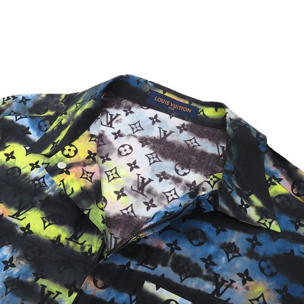 美品 LOUIS VUITTON 2021AW タイダイジップアップ 半袖 XL