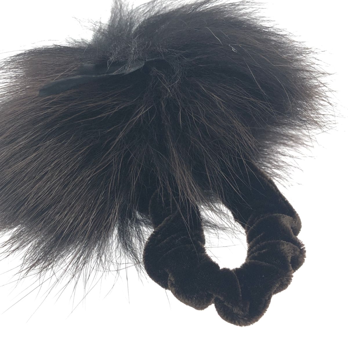 ALEXANDRE DE PARIS ブラックファー ヘアバンド ALEXANDRE DE PARIS ブラックファー ヘアバンド ALEXANDRE DE PARIS