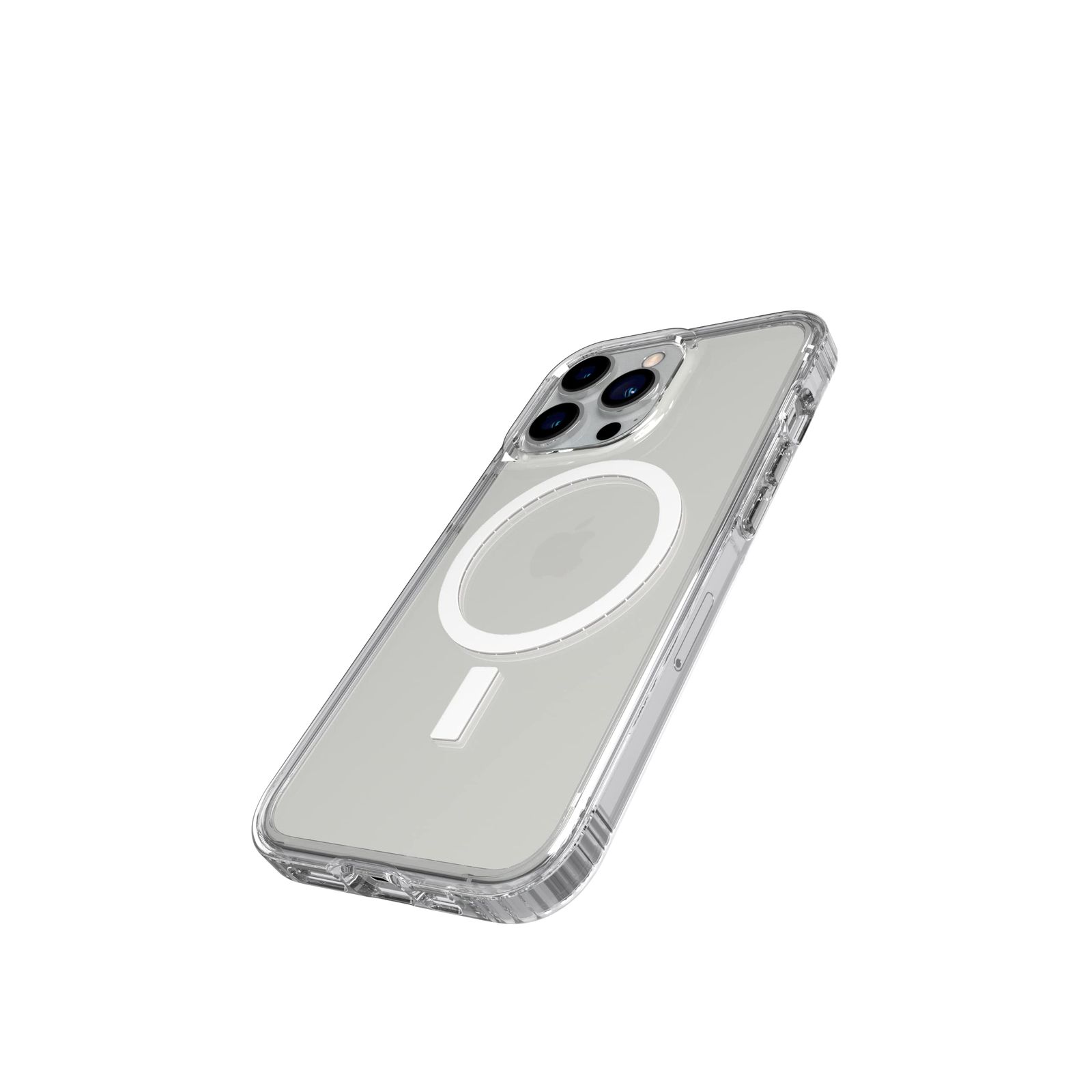 Tech21 Evo Clear (MagSafe) iPhone 13 Pro用 - 透明 MagSafe 電話ケース 12フィート マルチドロップ保護 Clear - iPhone (MagSafe) 17e⁄16e⁄15⁄14⁄13 6.1