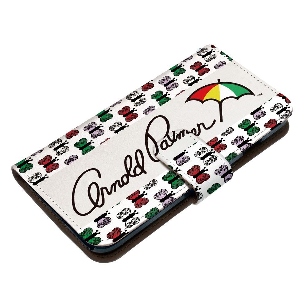 アーノルドパーマー ライセンス OPPO Reno11 A A401OP ケース 手帳型 スマホケース [デザイン:63.colorfulバタフライ/マグネットハンドあり] Arnold Palmer おしゃれ