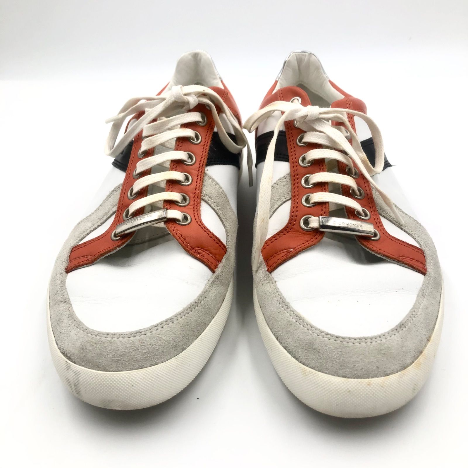 □美品□DIOR HOMME ディオールオム レザースニーカー 9E(27cm程度 