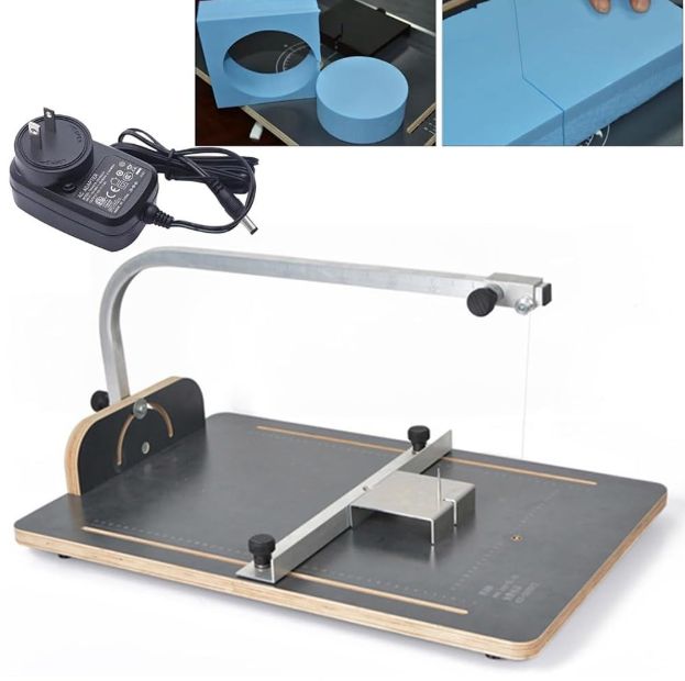 ホットワイヤフォーム切断機 角度調整