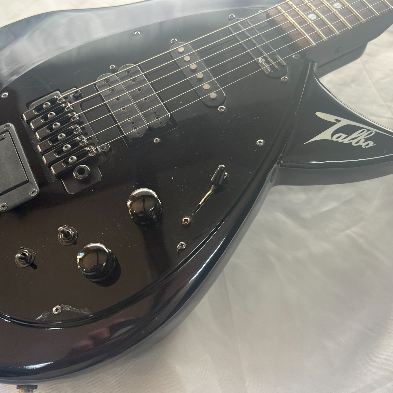 TALBO サスティナー付き エレキギター ブラック（Tokai製） wilkinson