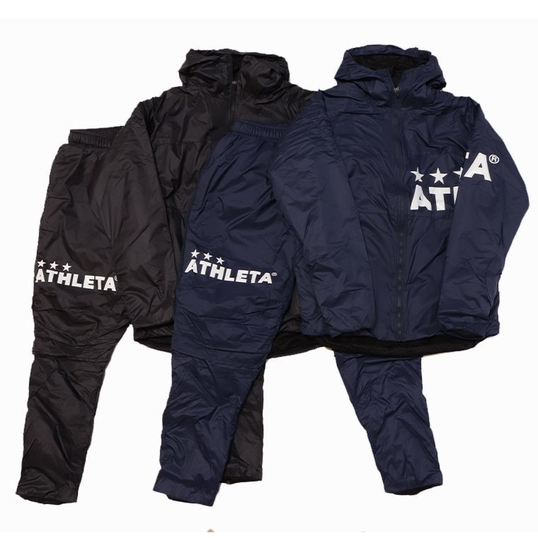 ATHLETA アスレタ 04177 04179 アクティブホロウジャケット+パンツ 中綿ウォーマー 上下セット