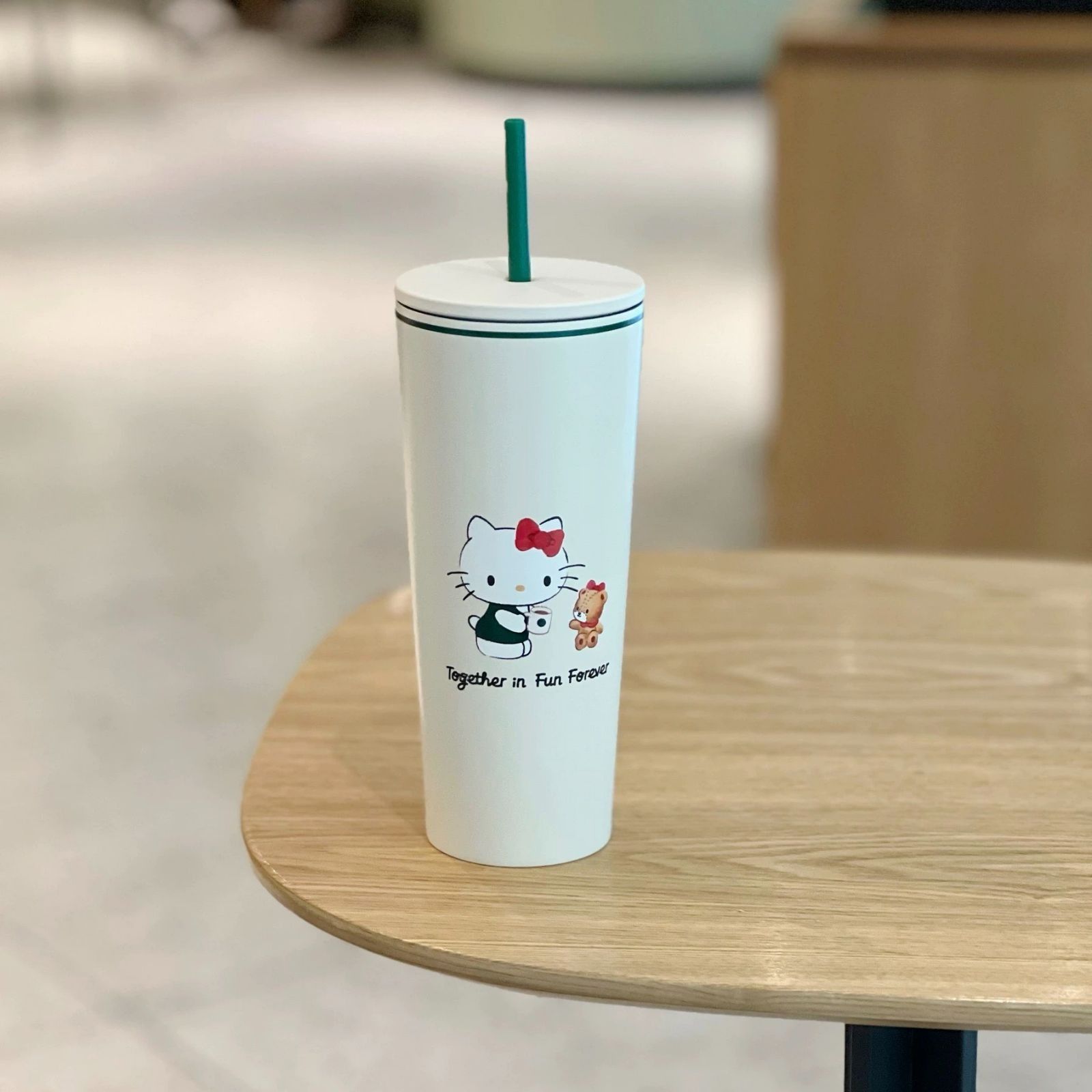 スターバックス × 50周年 ハローキティ ステンレス ボトルスタバ　新品 Starbucks - スタバ キティ コラボ タンブラー 新品 海外限定 50