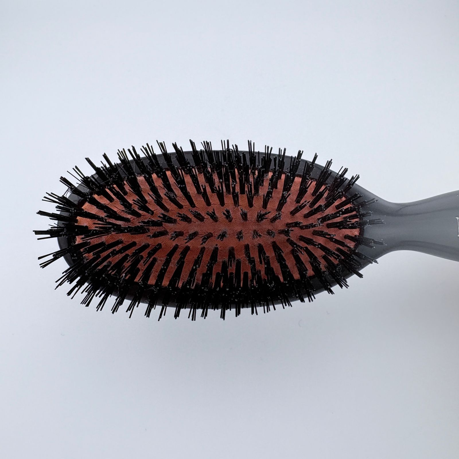 未使用 メイソンピアソン ハンディブリッスル ヘアブラシ ブルー 猪毛