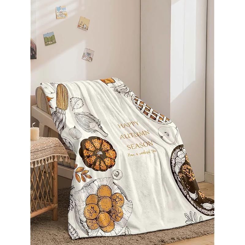 パターンフード付きブランケット