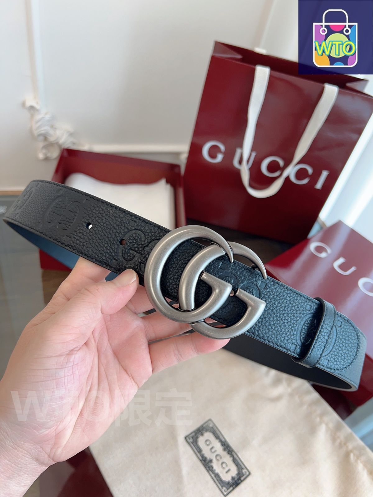 即購入値下げコメントお願いします❁ GUCCI グッチ ベルト 今日特価】GUCCI グッチ PVC ベルト - メルカリ