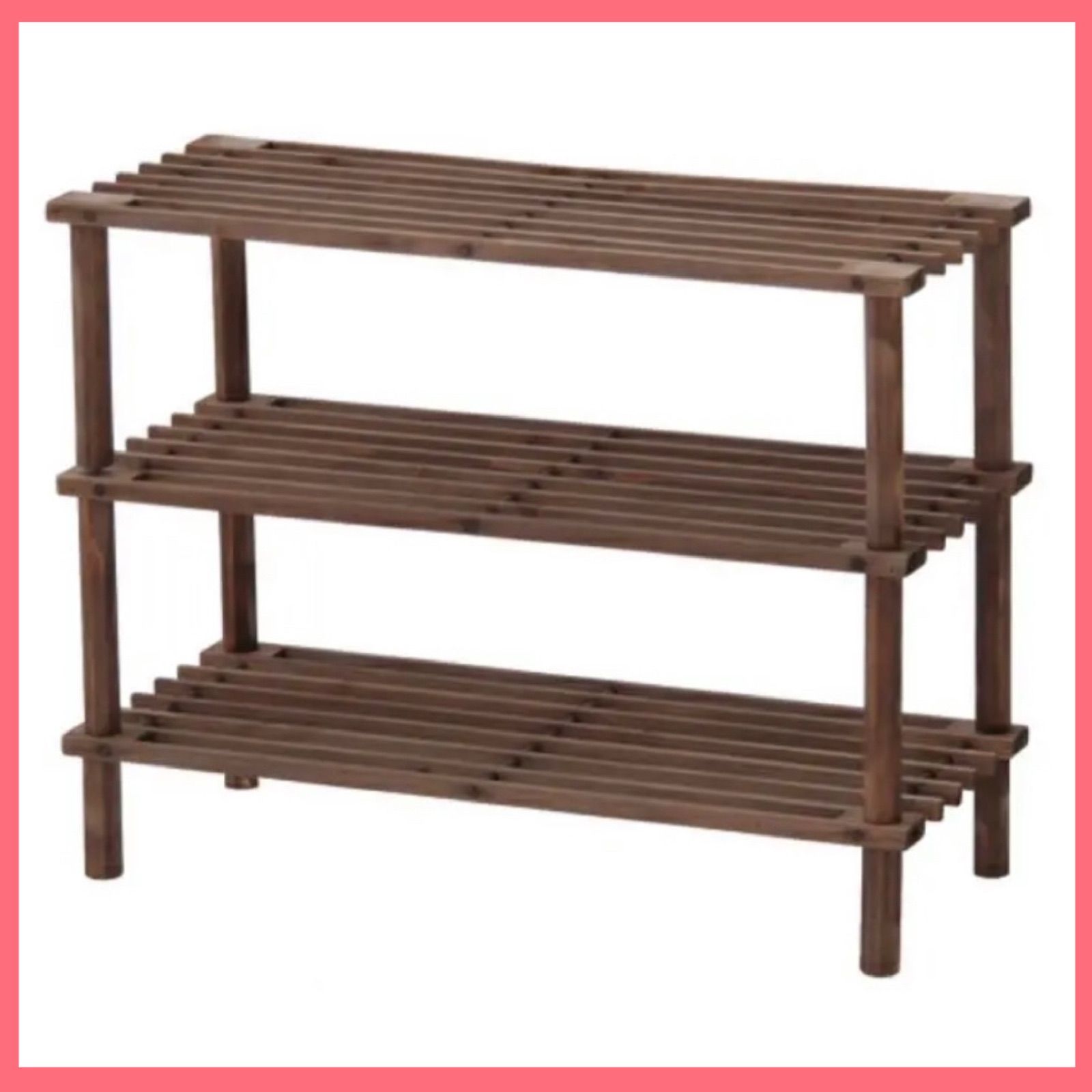 WOOD RACK 3【アカシア ウッドラック3段 】