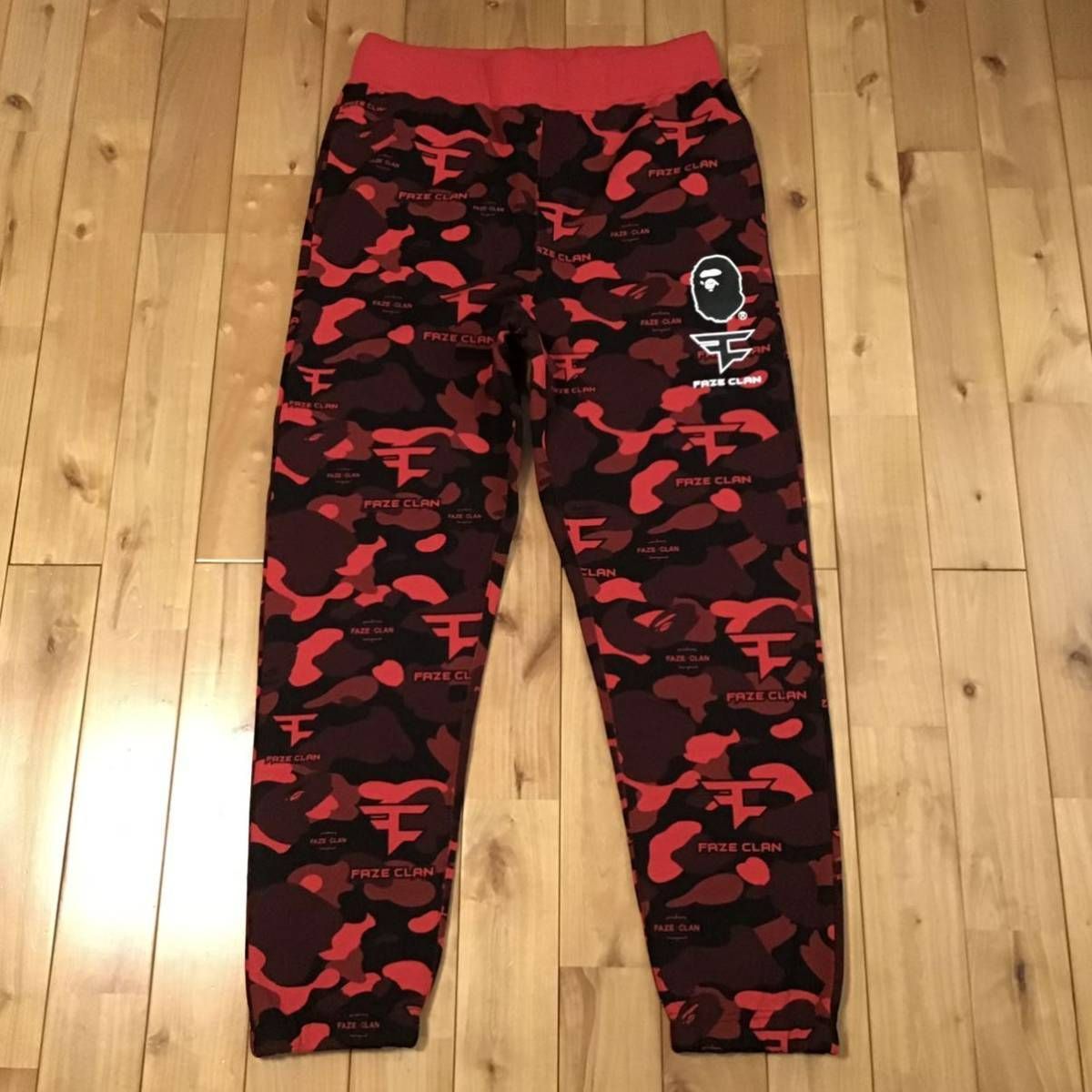 ☆新品☆ FAZE CLAN BAPE camo スウェットパンツ Mサイズ a bathing 