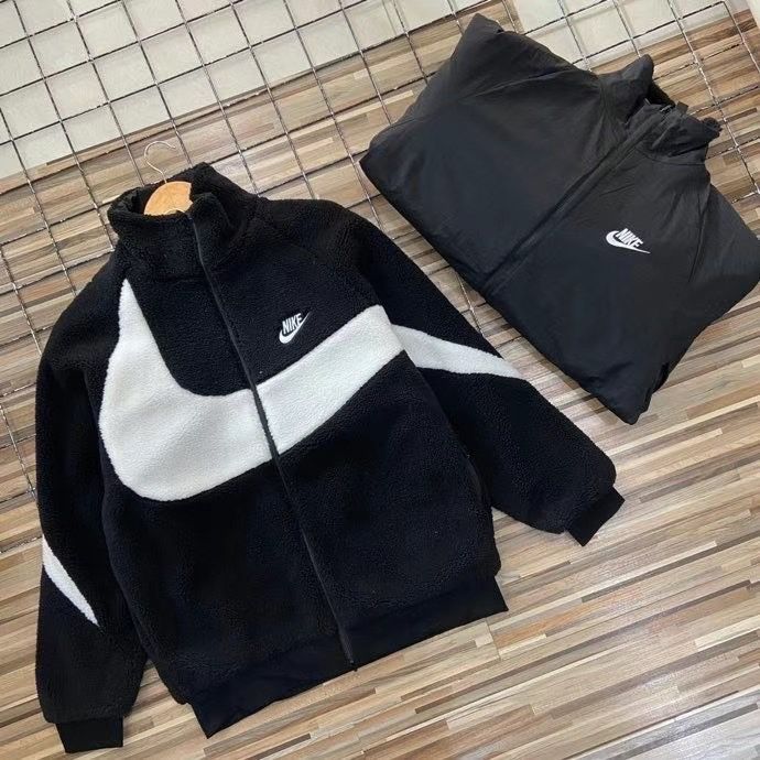 2023FW Nike Big Swoosh ナイキ ボア ジャケット アウター ゆったり