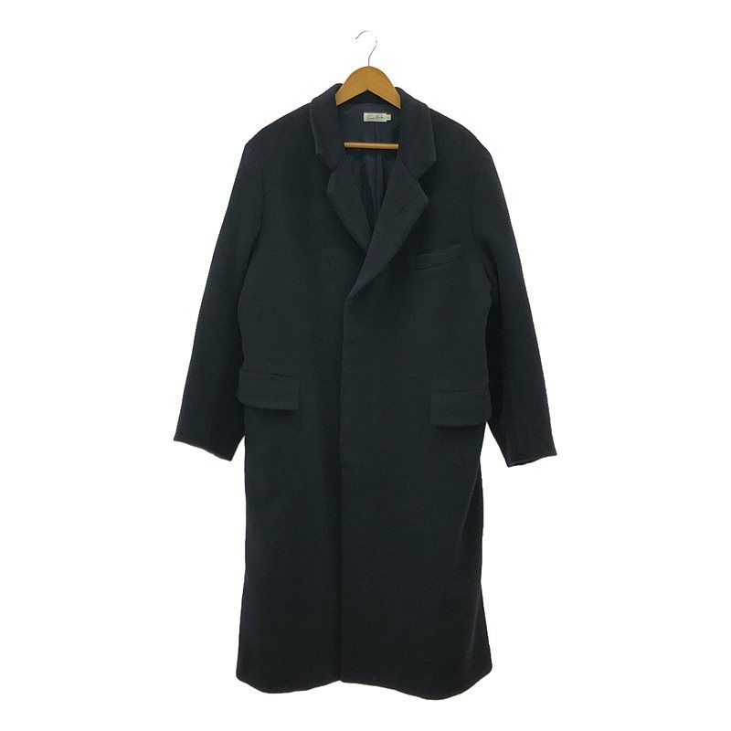 美品　UNITED TOKYO　比翼ロングコート　ウールコート　ネイビー　S OUTER COLLECTION 2020A/W｜UNITED TOKYO ONLINE STORE