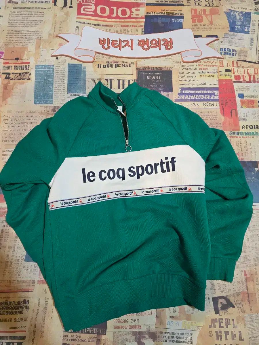 【雷市場（ポンジャン）商品韓国直送】 le coq sportif(ルコックスポルティフ) ハーフジップ