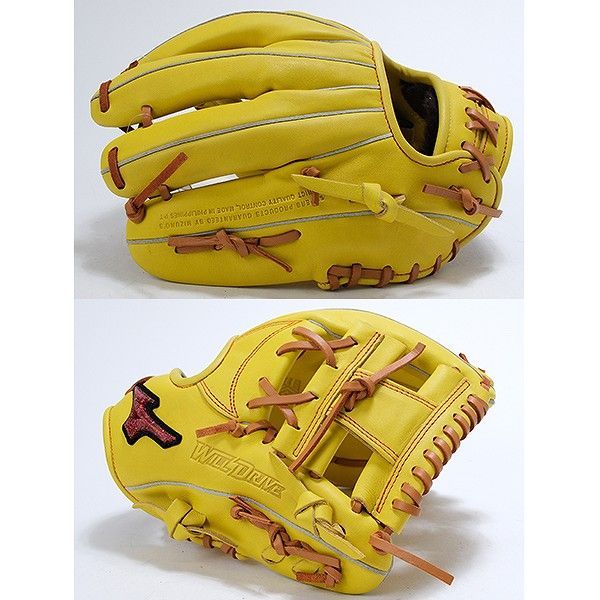 ✨未使用✨MIZUNO 軟式グローブ WILL DRIVE イエロー 野球 未使用