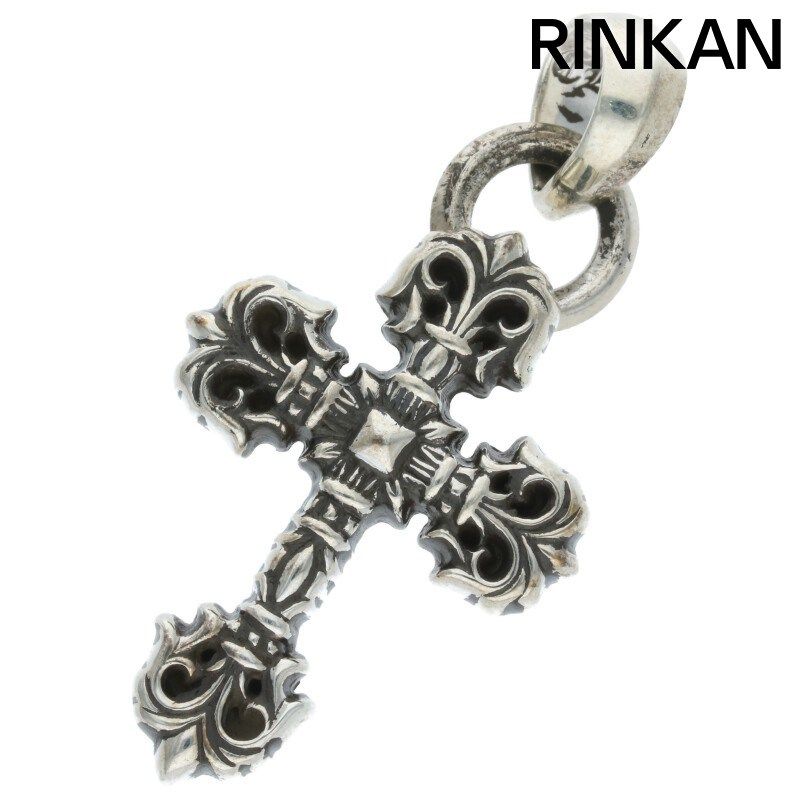 クロムハーツ FILIG CROSS-XSM W BALEフィリグリークロスXSベイル wベイル シルバーネックレストップ メンズ