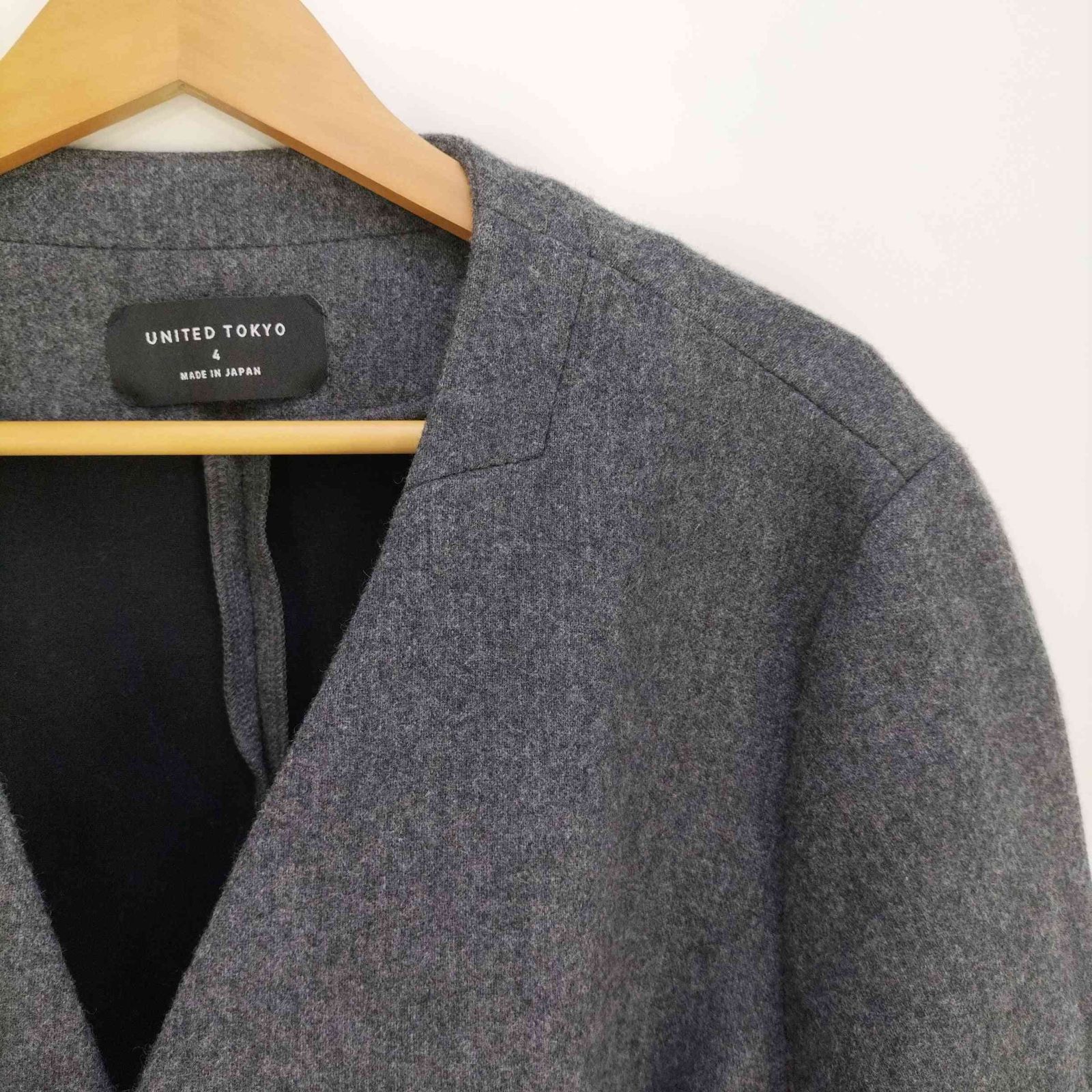 ボンディングメルトンVネックコート UNITED TOKYO（ユナイテッドトウキョウ）の「ボンディングメルトンV