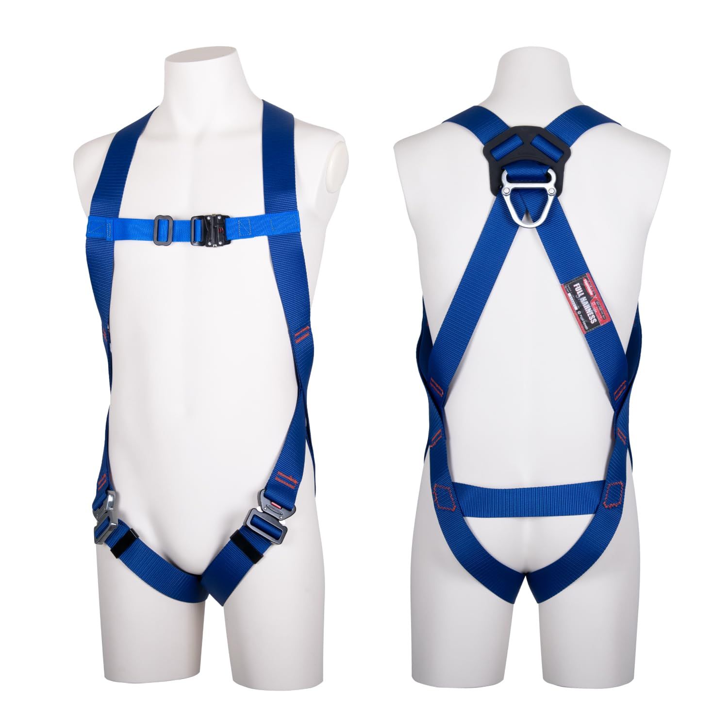 藤井電工 新規格 フルハーネス型 ライトハーネス フルハーネス本体のみ ブルー 青 Mサイズ TH-510-OT-BL4-L V型腿ベルト 着脱が容易なワンタッチバックル 高所作業 墜落制止用器具 フルハーネス 安全帯 ツヨロン TSUYOR