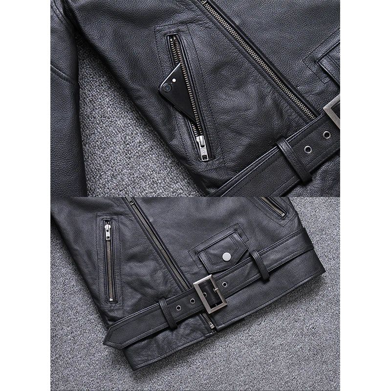 本革 karaku レザージャケット 訳あり - メルカリ