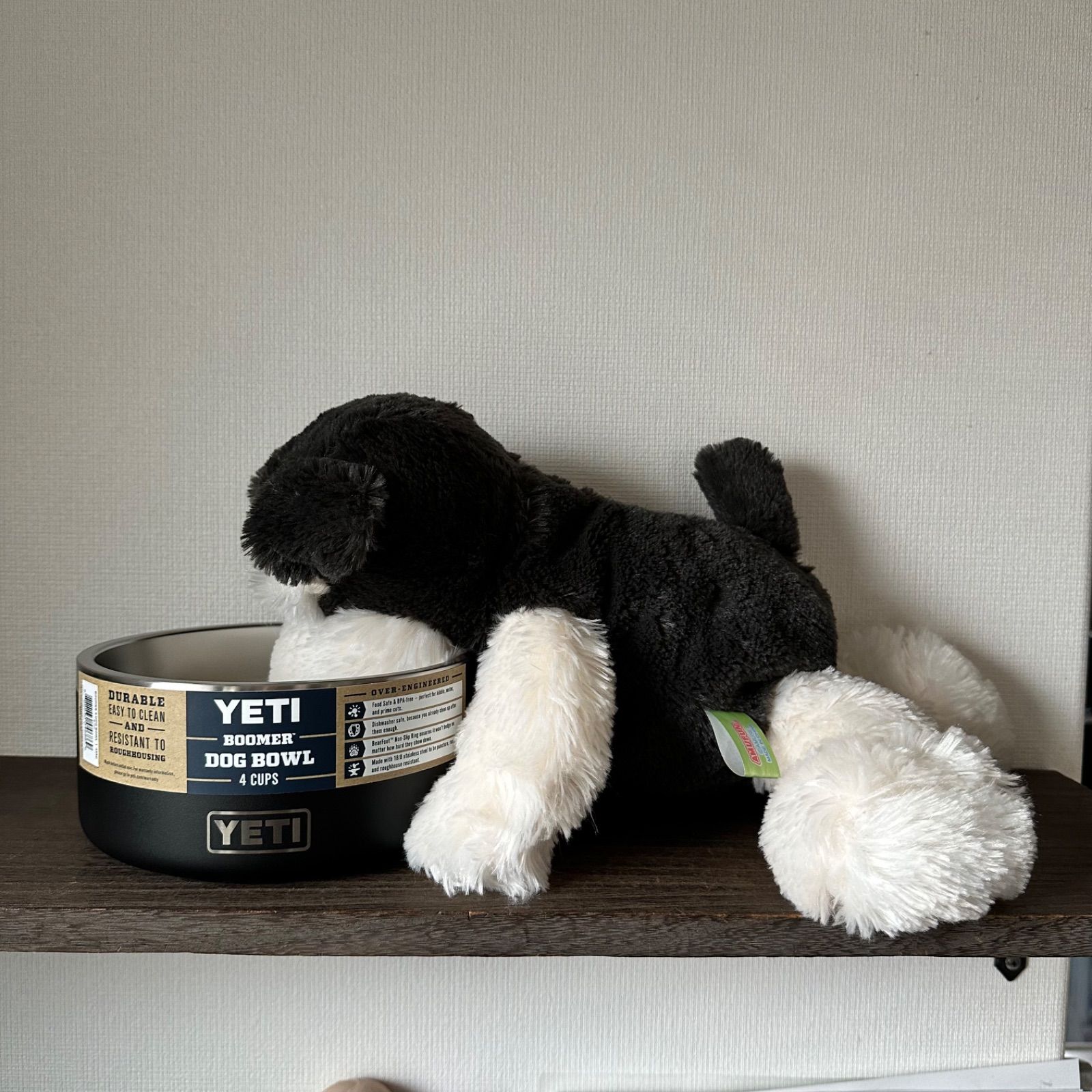 YET I イエティのドッグボウル　犬　餌入れ イエティ ブーマー8 ステンレススチール ドッグフードボウル