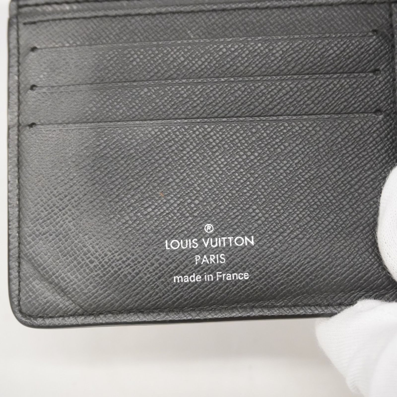  ルイ ヴィトン Louis Vuitton 財布 モノグラム エクリプス ポルトフォイユミュルティプル M 61695 ブラックメンズ 二つ折り財布 折り財布