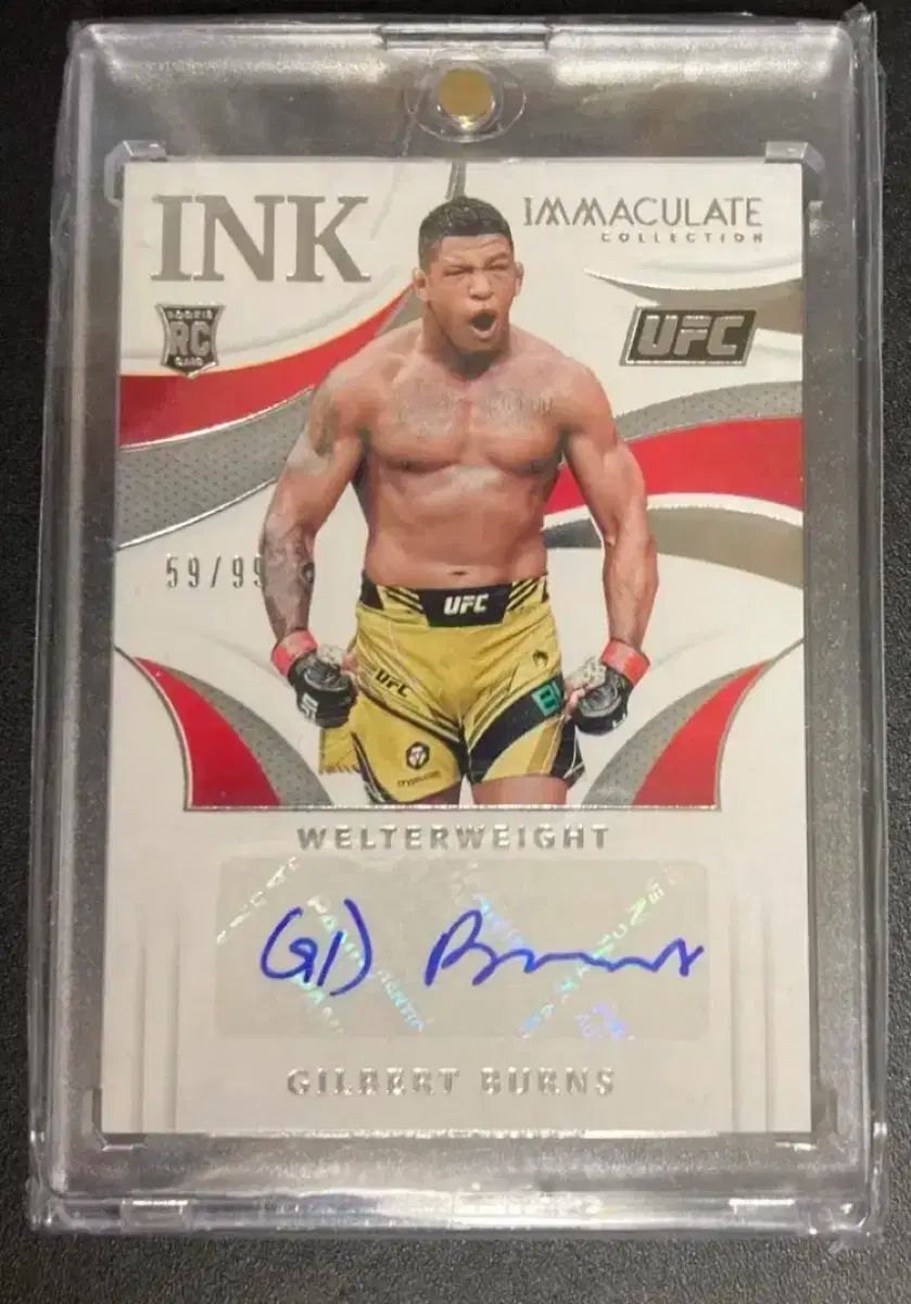 Ufc カード ギルバート バーンズ サインカード 99 一節
