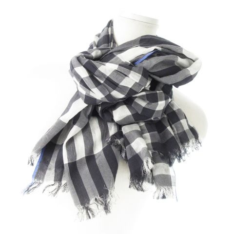 【ISSEY MIYAKE MEN】イッセイミヤケ シルク混大判ストールマフラー ISSEY MIYAKE MEN】イッセイミヤケ シルク混大判ストールマフラー
