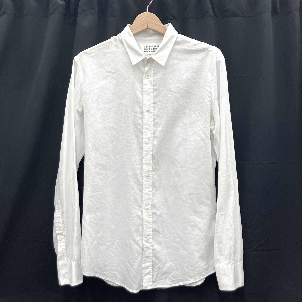 MARTIN Margiela マルタンマルジェラ 長袖シャツ ホワイト サイズ48