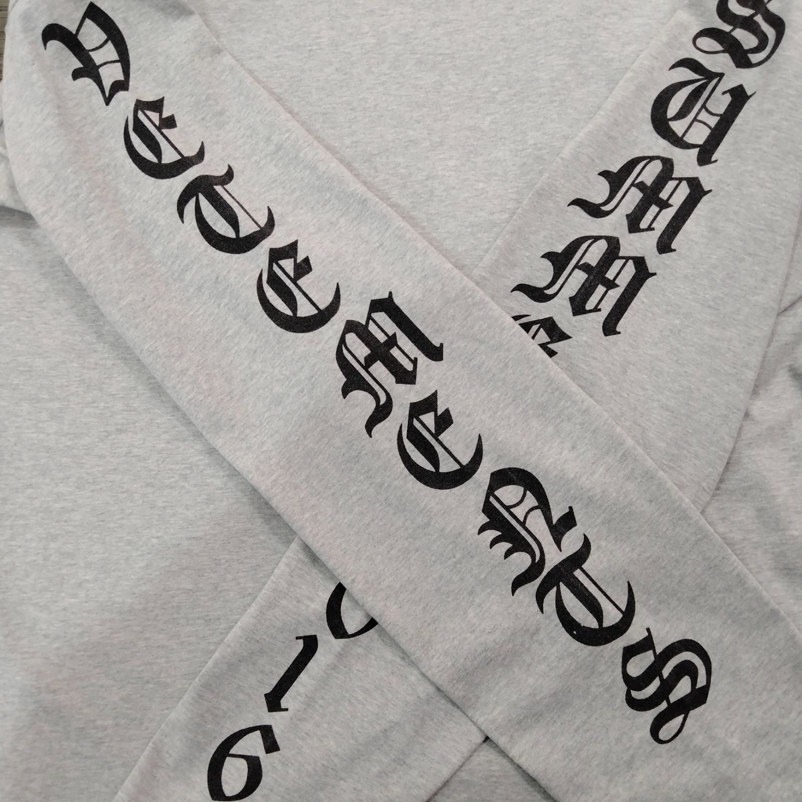 VETEMENTS ヴェトモン 16SS SS16TP14 アームロゴプリントヘビー