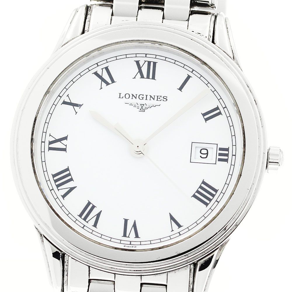 ロンジン LONGINES L4.716.4 フラッグシップ デイト クォーツ メンズ_