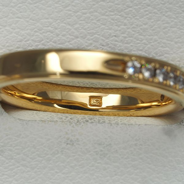 ラザール リング ダイヤ ダイヤモンド 0.24ct ハーフエタニティ 11号  