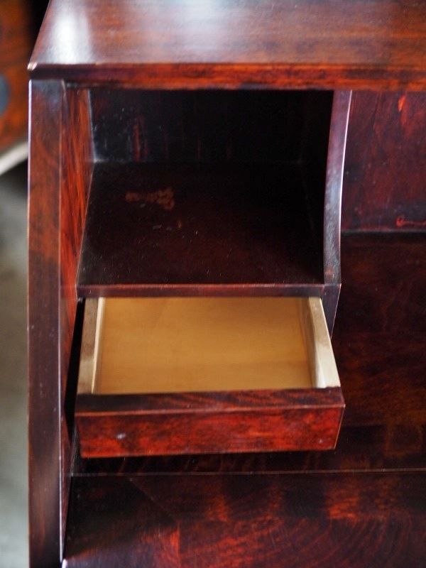 民芸家具 桜材重量有 ライティングデスク 昭和後期 古録展 品番F4493 MARWIL-DEMENAGEMENTS_CH