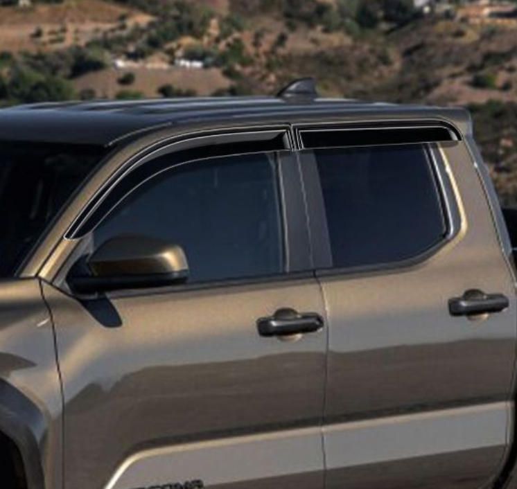 トヨタ タコマ 対応 ウィンドウバイザー サイドバイザー 雨除け 雨よけ ドアバイザー 雨天対策 外装パーツ 車窓用 高品質